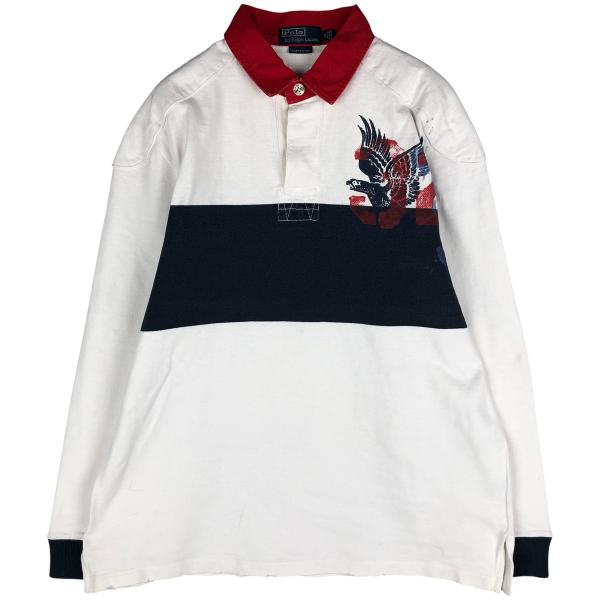 古着 ラルフローレン Ralph Lauren POLO by CUSTOM FIT 長袖 ラガー