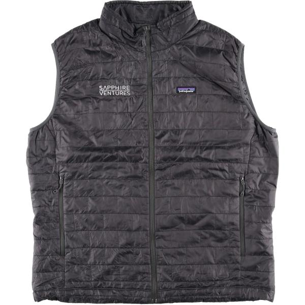 パタゴニア★Patagonia★ウィンターベスト★ブラック★USA製 patagonia 古着 パタゴニア Patagonia 84241SP16 中綿ベスト メンズXXL