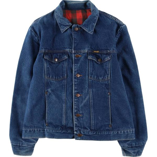 Wranglerデニムジャケット Wrangler（ラングラー） 古着 デニムジャケット Gジャン メンズL相当