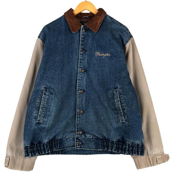 90's-00's Wrangler ラングラー デニムジャケット ブルゾン Wrangler（ラングラー） 古着 90年代 Wrangler OUTER WEAR 中綿入り