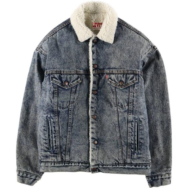 Levi's（リーバイス） 古着 80~90年代 中綿入り ケミカルウォッシュ