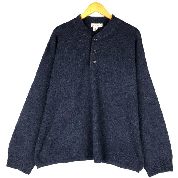 00s J.CREW ウールセーター ニット ラムズウール100% ブラウン L 00s J.CREW ウールセーター ニット ラムズウール100% ブラウン L 楽天