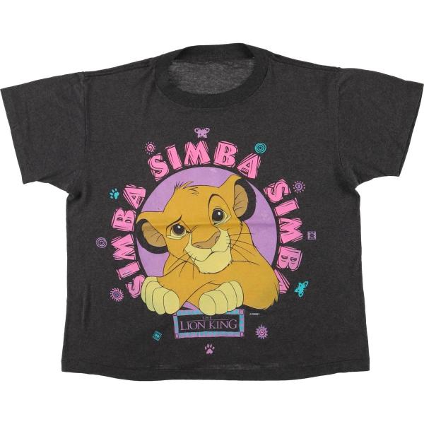 古着 THE LION KING ライオンキング SIMBA シンバ キャラクタープリントTシャツ レディースM相当 ヴィンテージ/eaa603115 古着 THE LION KING ライオンキング SIMBA シンバ キャラクター