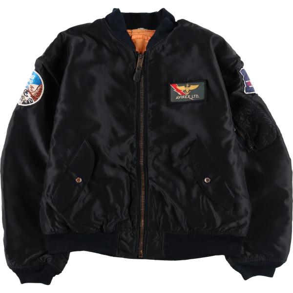 【古着】AVIREX MA-1 ジャケット AVIREX（アヴィレックス） 古着 民間品 AVIREX MA-1タイプ ピンナップ