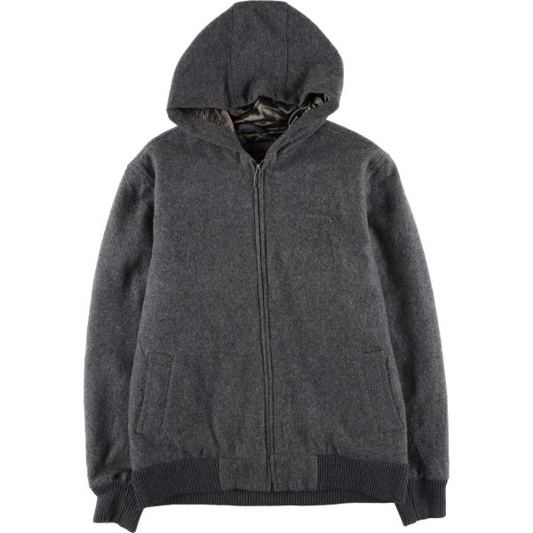 古着 クイックシルバー QUICKSILVER 中綿入り ウールパーカー メンズL