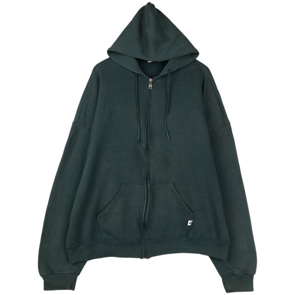 古着 90年代 ラッセル Russell ATHLETIC スウェットフルジップパーカー