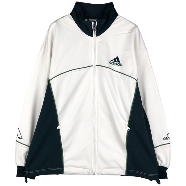 古着 00年代 アディダス  バックロゴ ジャージ トラックジャケット メンズM相当/eaa603699 adidas（アディダス） 古着 00年代 バックロゴ ジャージ トラック