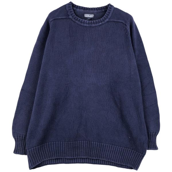 古着 90年代 ランズエンド LANDS'END コットンニットセーター USA製