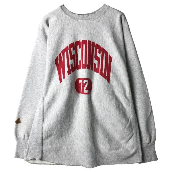 チャンピオン　リバースウィーブ　90s カレッジ　ヴィンテージ　USA Champion（チャンピオン） 古着 90年代 リバースウィーブ 刺繍タグ