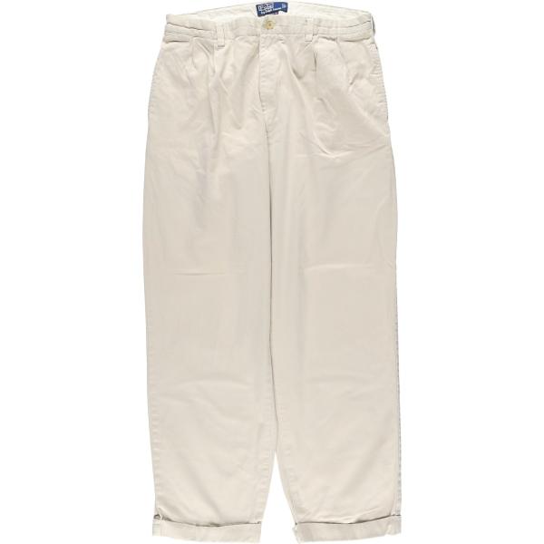 古着 ラルフローレン Ralph Lauren POLO by Ralph Lauren HAMMOND PANT ツータック チノパンツ メンズw35相当/eaa605153 古着 ラルフローレン Ralph Lauren POLO by HAMMOND PANT ツータック