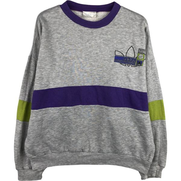 adidas（アディダス） 古着 80~90年代 ロゴスウェットシャツ