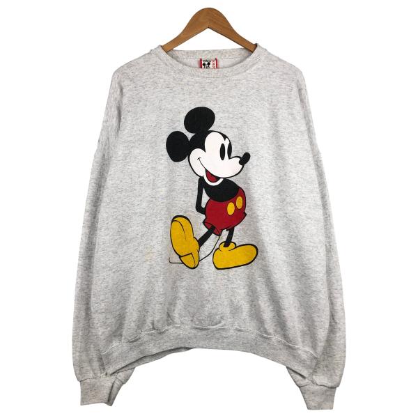 古着 90年代 ディズニー ミッキーマウス キャラクタースウェットシャツ
