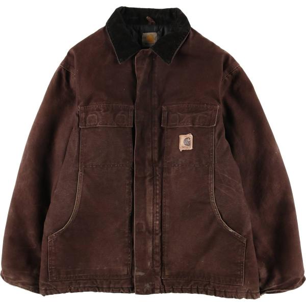 Carhartt トラディショナルコート 中綿入り ダックワークジャケット Carhartt（カーハート） 古着 トラディショナルコート 中綿入り ダック