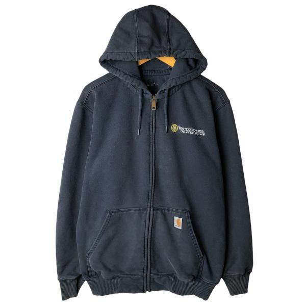 Carhartt（カーハート） 古着 スウェットフルジップパーカー メンズXL