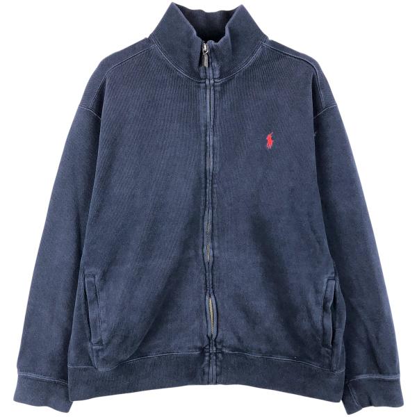 古着 ラルフローレン Ralph Lauren POLO by Ralph Lauren ハイネック フルジップスウェットシャツ トレーナー メンズXL相当/eaa605955 古着 ラルフローレン Ralph Lauren POLO by ハイネック フルジップ