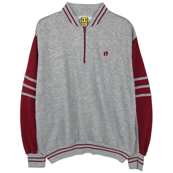 古着 80~90年代 ハングテン HANG TEN ハーフジップスウェットシャツ