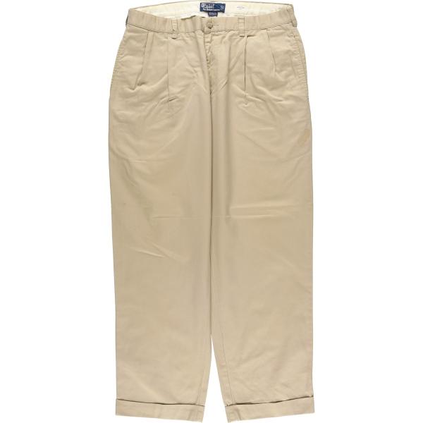 ma2様ご購入ポロラルフローレン ブラック ツータックチノ90s HAMMOND 90s ポロ ラルフローレン HAMMOND PANT ツータック コットン チノパン