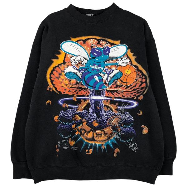 古着 90年代 NBA CHARLOTTE HORNETS シャーロット ホーネッツ プリント