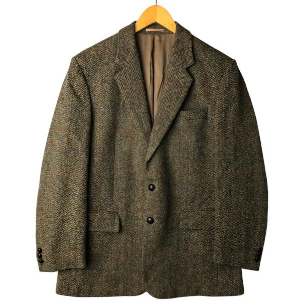 HARRIS TWEED（ハリスツイード） 古着 90年代 チェック柄 ヘリンボーン