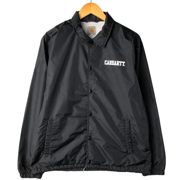 Carhartt 黒 コーチジャケット L Carhartt（カーハート） 古着 コーチジャケット メンズL相当