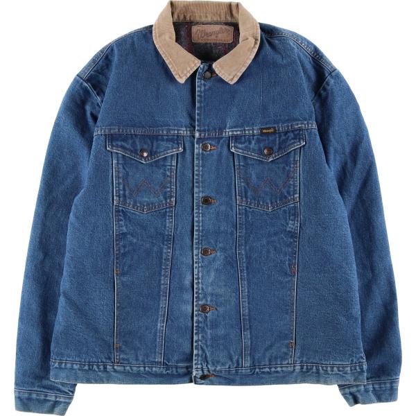 【あ】wrangler デニムジャケット Wrangler（ラングラー） 古着 デニムジャケット Gジャン メンズM相当
