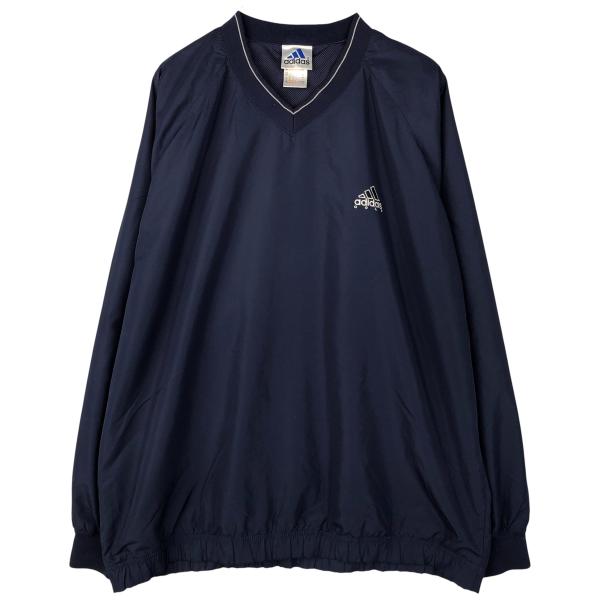 00's adidas GOLF 両袖刺繍 ビッグサイズ 古着 プルジャケット adidas（アディダス） 古着 90~00年代 adidas GOLF Vネック ウォーム