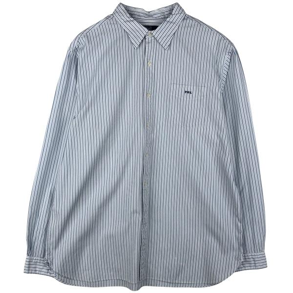 古着 ラルフローレン Ralph Lauren POLO by 長袖 コットンストライプ