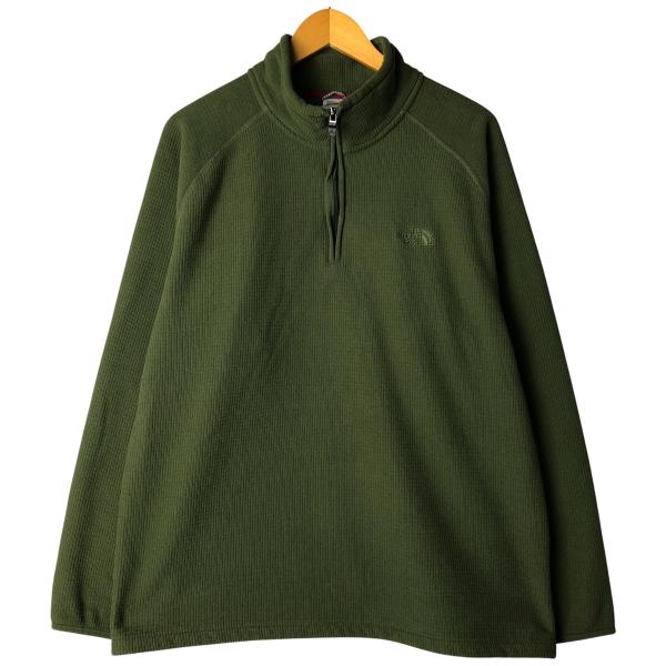古着 ザノースフェイス THE NORTH FACE ハーフジップ フリースプルオーバー メンズXL相当/eaa606911 THE NORTH FACE（ザ ノースフェイス） 古着 ハーフジップ フリースプル