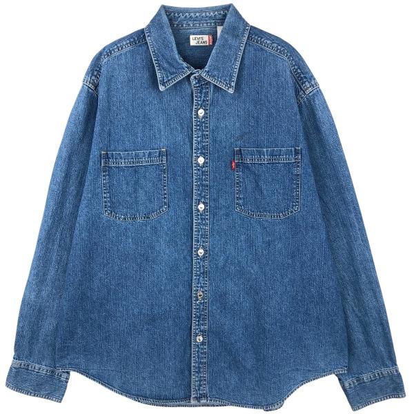 Levi's（リーバイス） 古着 90~00年代 長袖 デニムシャツ メンズXL相当