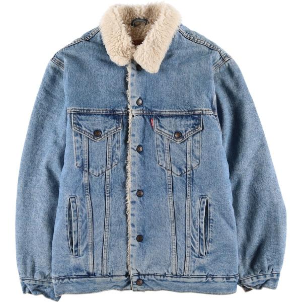 古着 90年代 リーバイス Levi's 70603-0210 デニムボアジャケット メンズM相当 ヴィンテージ/eaa607772 Levi's（リーバイス） 古着 90年代 Levi's 70603-0210 デニムボア