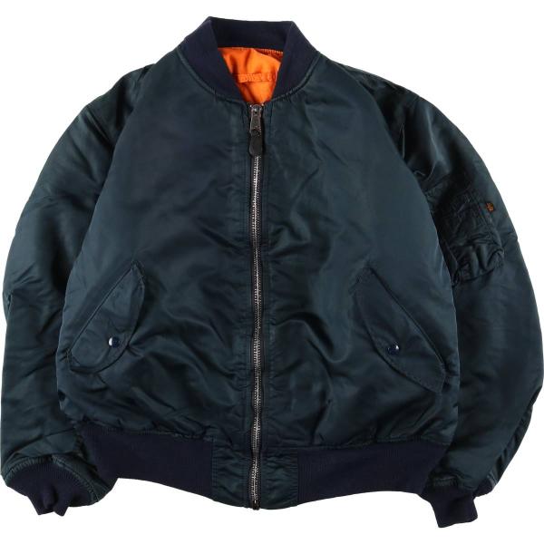 古着 90年代 民間品 アルファ ALPHA MA-1タイプ 中綿入り ミリタリー