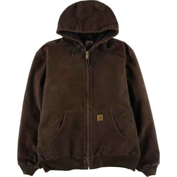 ちょこけん様 カーハート アクティブジャケット ジップパーカー フェード 雰囲気 Carhartt（カーハート） 古着 00年代 アクティブジャケット 中綿入り