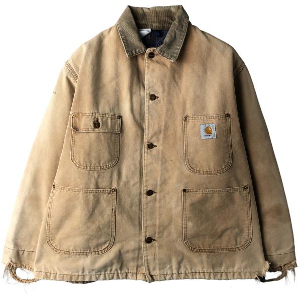 USA製♤カーハート◆carhartt カバーオール　チョアコート♤アメカジ古着 Carhartt（カーハート） 古着 ミシガンチョアコート ダック