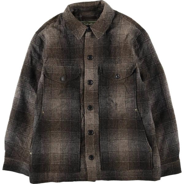 Eddie Bauer（エディーバウアー） 古着 オンブレチェック ウール