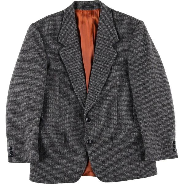 古着 MOORES Harris Tweed ハリスツイード ウールテーラードジャケット