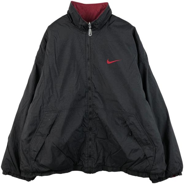 NIKE（ナイキ） 古着 90年代 リバーシブル バックロゴ 中綿ジャケット