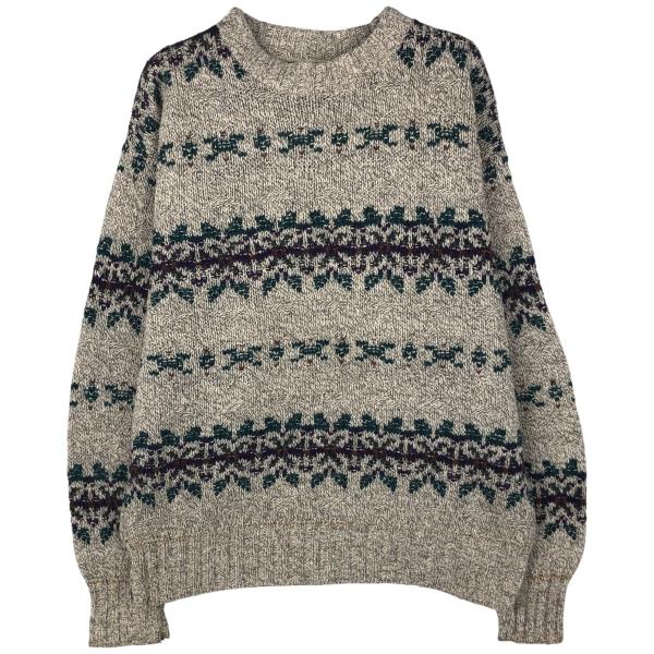 Eddie Bauer（エディーバウアー） 古着 90年代 黒タグ 総柄 ウール