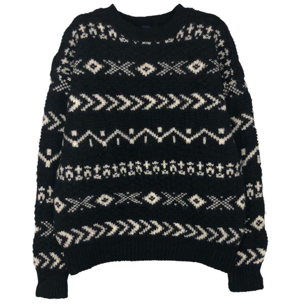 GAP（ギャップ） 古着 90年代 オールドギャップ 総柄 ウールニット