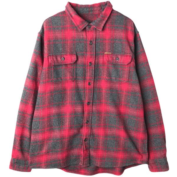 古着 オービス ORVIS オンブレチェック 長袖 ヘビーネルチェックシャツ メンズXL相当 /eaa609392