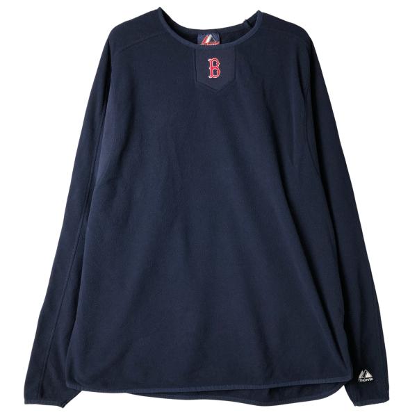 古着 Majestic MLB BOSTON REDSOX ボストンレッドソックス フリース