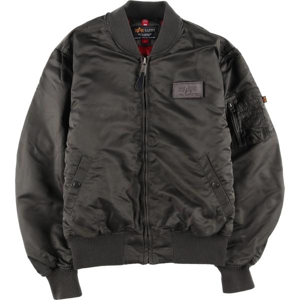 古着 民間品 アルファ ALPHA MA-1タイプ 中綿入り ミリタリー フライト