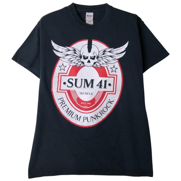 古着 Sum 41 サムフォーティンワン ドクロ柄 スカル柄 バンドTシャツ
