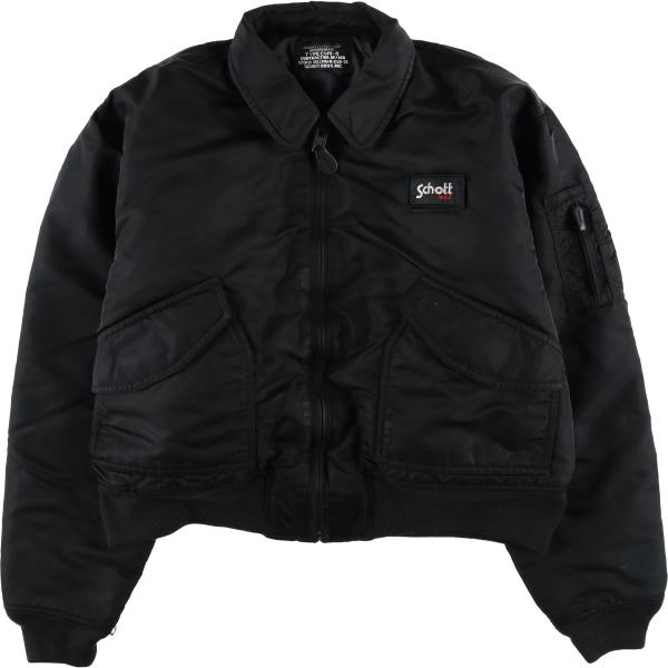 こ*ー様 90s Schott CWU-R フライトジャケット ma-1 XL Schott ショット CWU-R ミリタリー フライトジャケット メンズL 古着