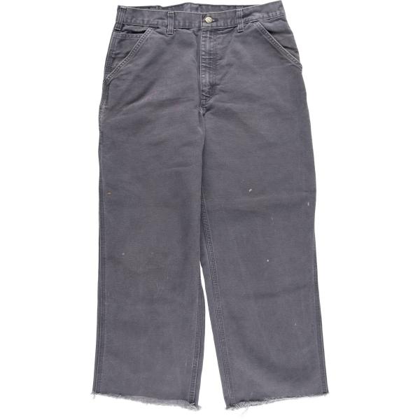 usa製 faded carhartt カーハート ペインターパンツ Carhartt（カーハート） 古着 Carhartt Original Dungaree Fit カット