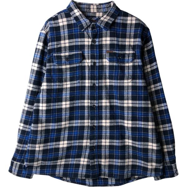 古着 オービス ORVIS 長袖 フランネルチェックシャツ メンズXL相当 /eaa610946