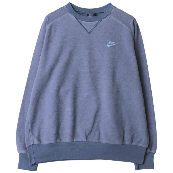 NIKE（ナイキ） 古着 80年代 紺タグ ワンポイントロゴスウェットシャツ