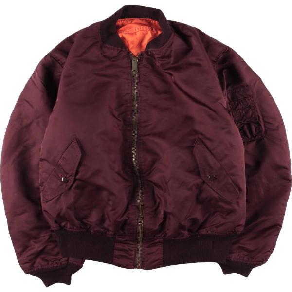 古着 80~90年代 民間品 アルファ ALPHA MA-1タイプ 中綿入り