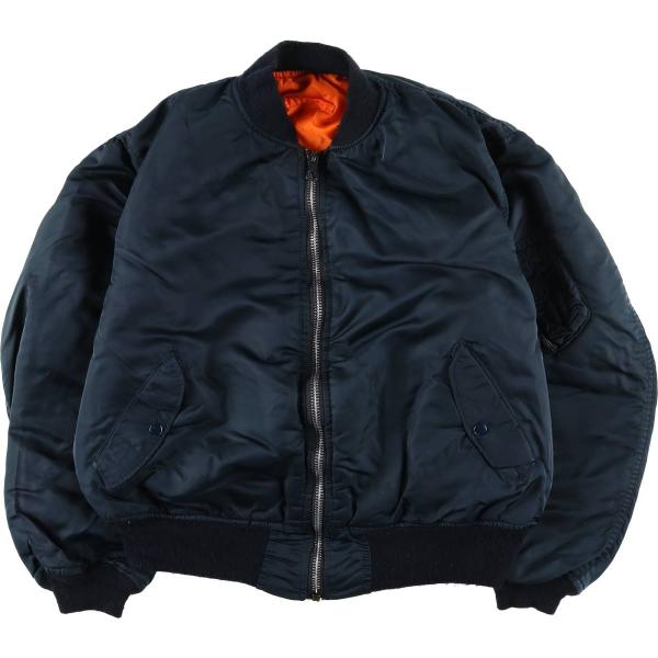 古着 80~90年代 民間品 アルファ ALPHA MA-1タイプ 中綿入り