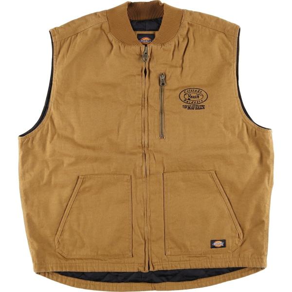 Dickies（ディッキーズ） 古着 Dickies WORK 中綿入り ダックベスト