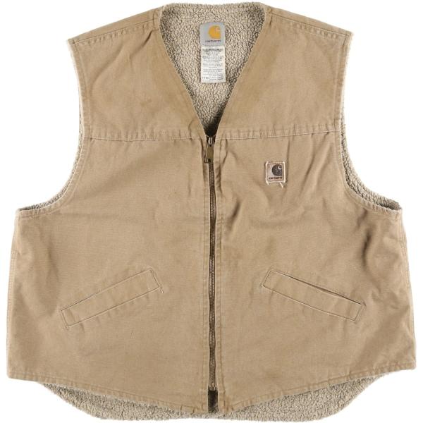 Carhartt（カーハート） 古着 00年代 ダックベスト USA製 メンズXL相当